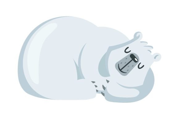 Download Cute Polar Bear. White Arctic Animal Sle - Arctic animal Collection