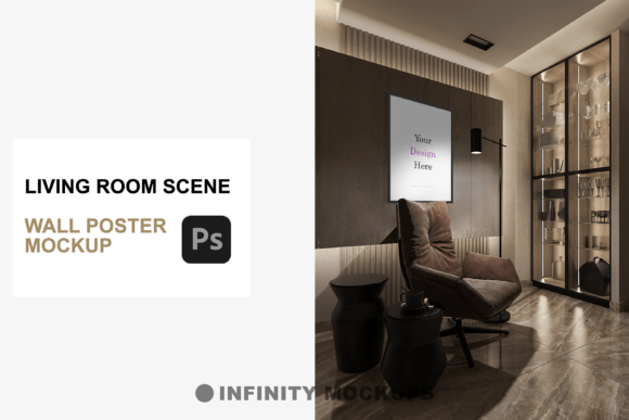 Download Living Room Canvas Wall Art Mockup - Premium Resources