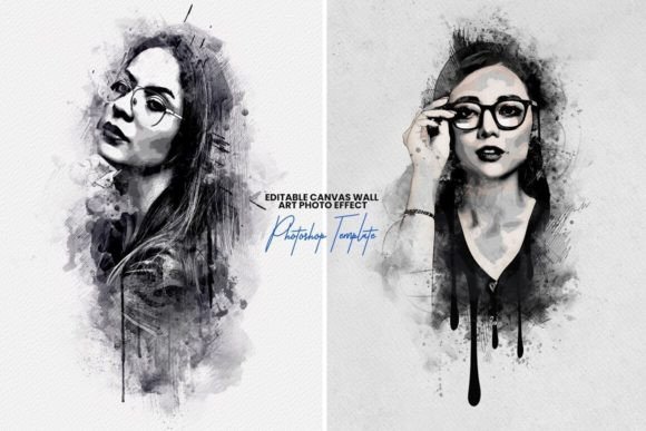 Download Canvas Wall Art Photo Effect - Premium Resources