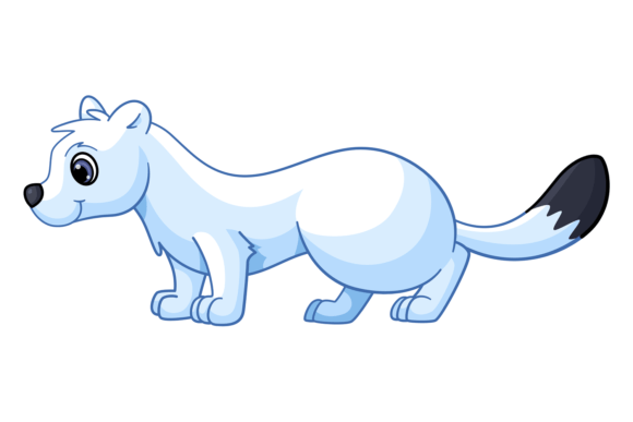 Download White Fur Arctic Animal. Cartoon Polar F - Arctic animal Collection